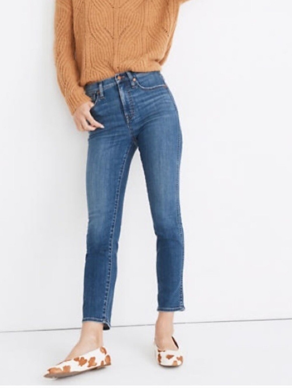 MADEWELL STOVEPIPE JEANS Size 25